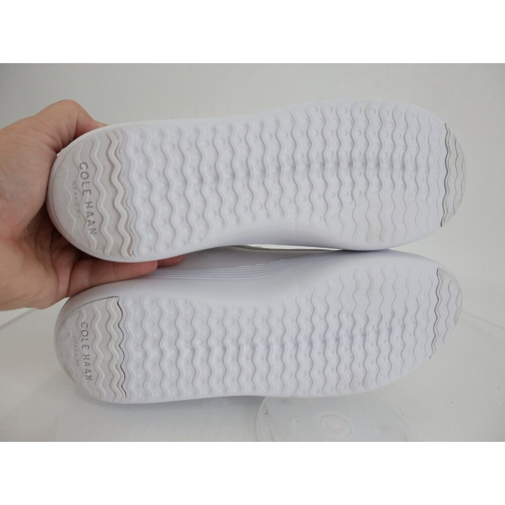 Cole Haan Women 8.5 C Wide Grand Crosscourt Joy Platform Sneaker White Leather - Picture 10 of 12